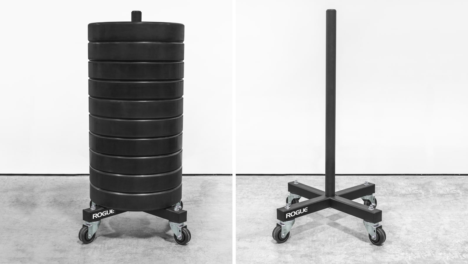 Rogue V2 Bumper Stacker - Plate Storage | Rogue Fitness
